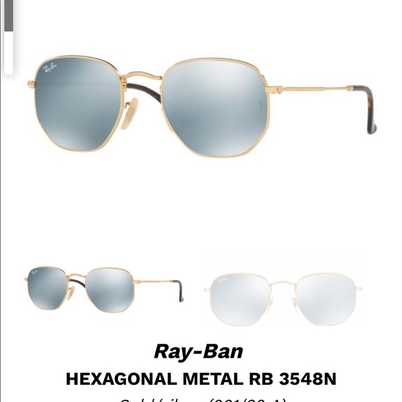 Ray Ban hexagonal metal - Picture 3 of 3